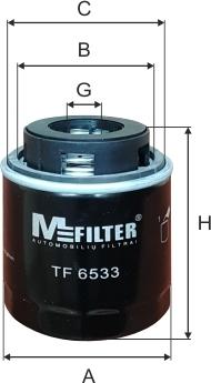 Mfilter TF 6533 - Filter za ulje www.molydon.hr