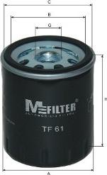 Mfilter TF 61 - Filter za ulje www.molydon.hr