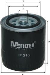 Mfilter TF 316 - Filter za ulje www.molydon.hr