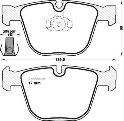 Magneti Marelli 363700201389 - Komplet Pločica, disk-kočnica www.molydon.hr