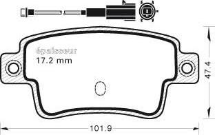 MGA 1012 - Komplet Pločica, disk-kočnica www.molydon.hr