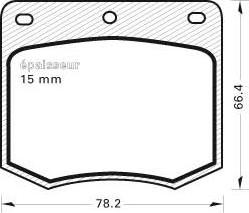 MGA 119 - Komplet Pločica, disk-kočnica www.molydon.hr