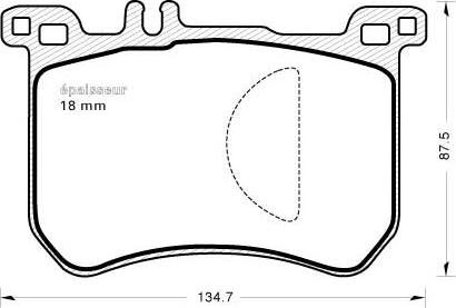 MGA 1146 - Komplet Pločica, disk-kočnica www.molydon.hr