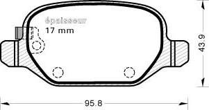 MGA 1135 - Komplet Pločica, disk-kočnica www.molydon.hr