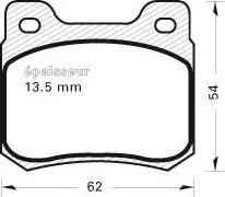 MGA 181 - Komplet Pločica, disk-kočnica www.molydon.hr