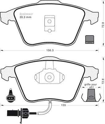 Brembo 7B31471 - Komplet Pločica, disk-kočnica www.molydon.hr