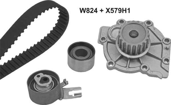 MGA 824K1 - Vodena pumpa sa kompletom zupčastog remena www.molydon.hr