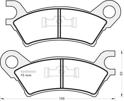 TRW Engine Component GDB324 - Komplet Pločica, disk-kočnica www.molydon.hr