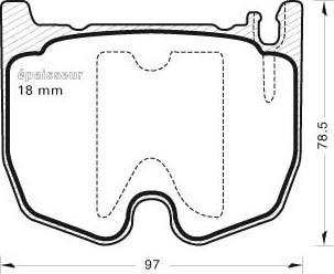 HELLA 8DB 355 018-681 - Komplet Pločica, disk-kočnica www.molydon.hr