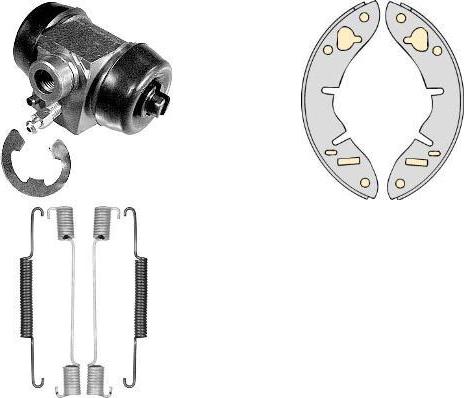 MGA K531409 - Komplet kočnica, bubanj kočnice www.molydon.hr