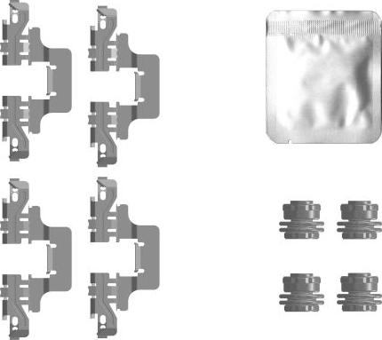 Mintex MBA0128 - Komplet pribora, Pločica disk kočnice www.molydon.hr