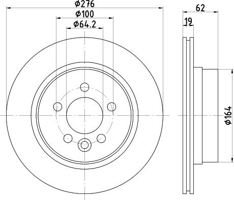 Mintex MDC1683 - Kočioni disk www.molydon.hr