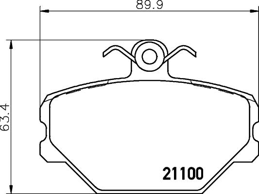 Mintex MDB1606 - Komplet Pločica, disk-kočnica www.molydon.hr