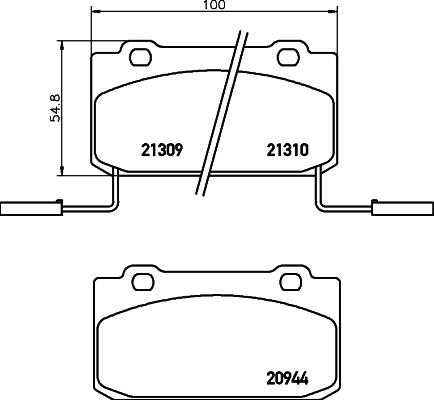 Mintex MDB1636 - Komplet Pločica, disk-kočnica www.molydon.hr