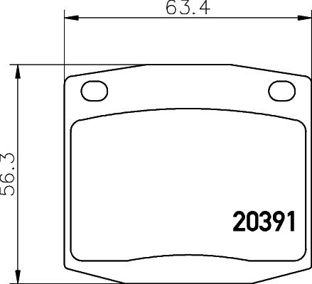 Mintex MDB1097 - Komplet Pločica, disk-kočnica www.molydon.hr