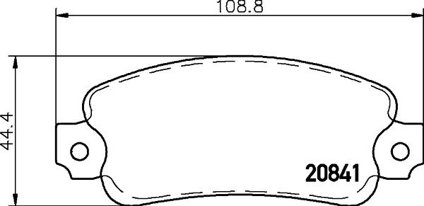 Mintex MDB1088 - Komplet Pločica, disk-kočnica www.molydon.hr