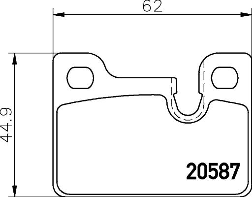 Mintex MDB1154 - Komplet Pločica, disk-kočnica www.molydon.hr