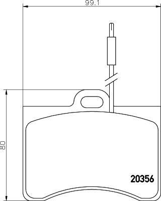 Mintex MDB1101 - Komplet Pločica, disk-kočnica www.molydon.hr