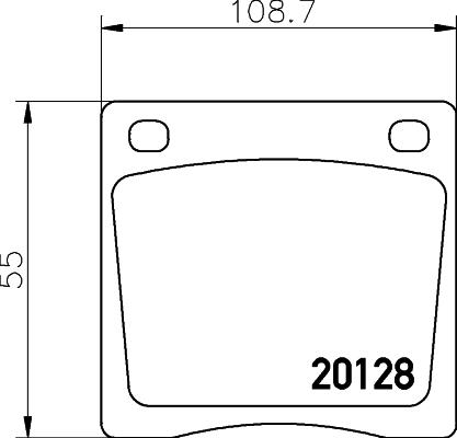 Mintex MDB1107 - Komplet Pločica, disk-kočnica www.molydon.hr