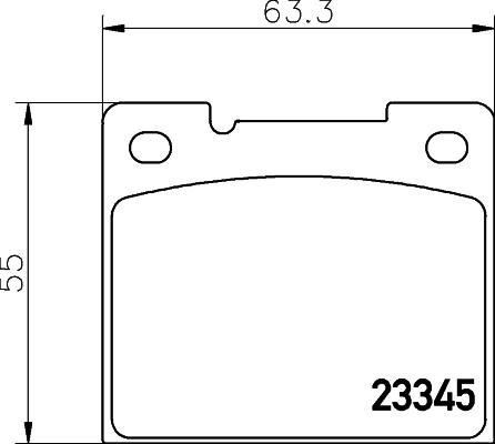 Mintex MDB1723 - Komplet Pločica, disk-kočnica www.molydon.hr