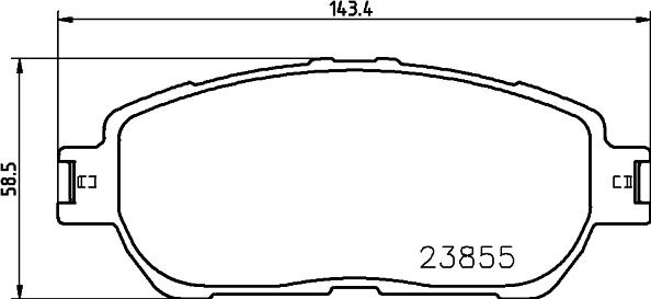 Mintex MDB3859 - Komplet Pločica, disk-kočnica www.molydon.hr