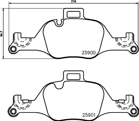 BMW 34106898266 - Komplet Pločica, disk-kočnica www.molydon.hr