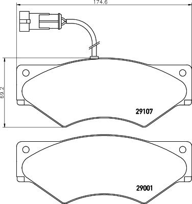 Mintex MDB2603 - Komplet Pločica, disk-kočnica www.molydon.hr