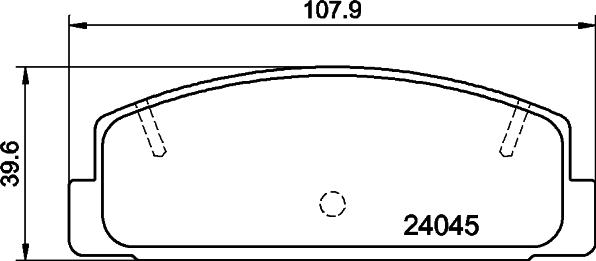 Mintex MDB2309 - Komplet Pločica, disk-kočnica www.molydon.hr