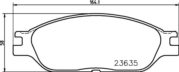 Mintex MDB2303 - Komplet Pločica, disk-kočnica www.molydon.hr