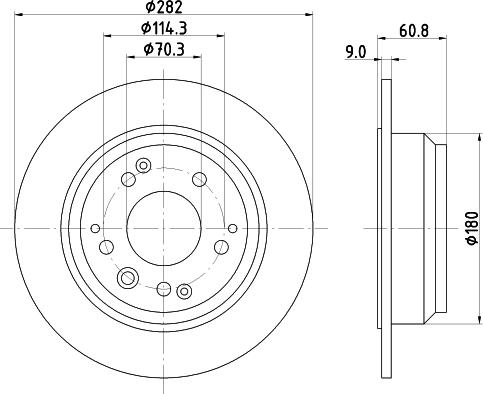 Mintex MDC999 - Kočioni disk www.molydon.hr