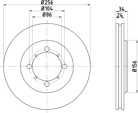 Mintex MDC940 - Kočioni disk www.molydon.hr