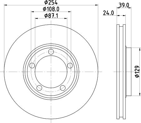 Mintex MDC964 - Kočioni disk www.molydon.hr