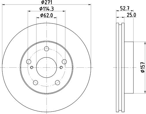 Mintex MDC905 - Kočioni disk www.molydon.hr