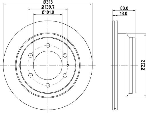 Mintex MDC986 - Kočioni disk www.molydon.hr