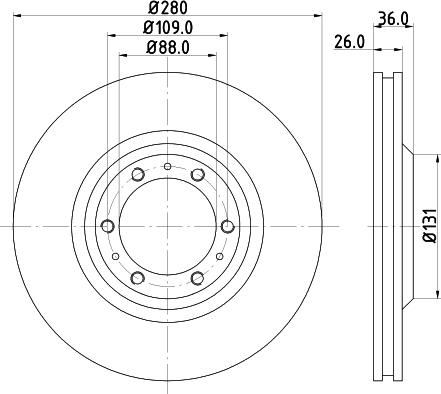 Mintex MDC987 - Kočioni disk www.molydon.hr