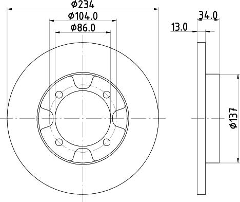 Mintex MDC935 - Kočioni disk www.molydon.hr