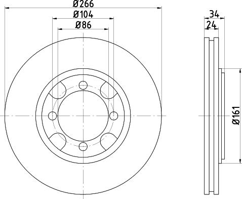 Mintex MDC931 - Kočioni disk www.molydon.hr