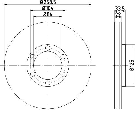 Mintex MDC927 - Kočioni disk www.molydon.hr