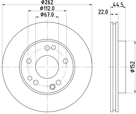 Mintex MDC495 - Kočioni disk www.molydon.hr