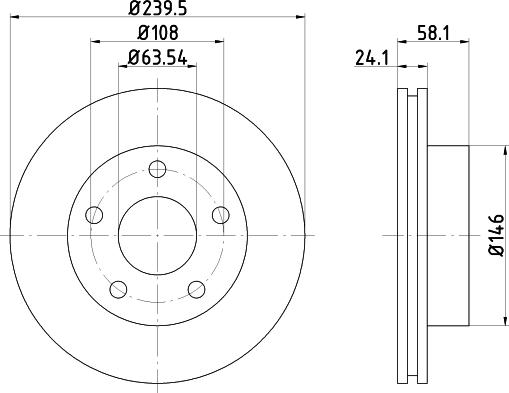 Mintex MDC461 - Kočioni disk www.molydon.hr