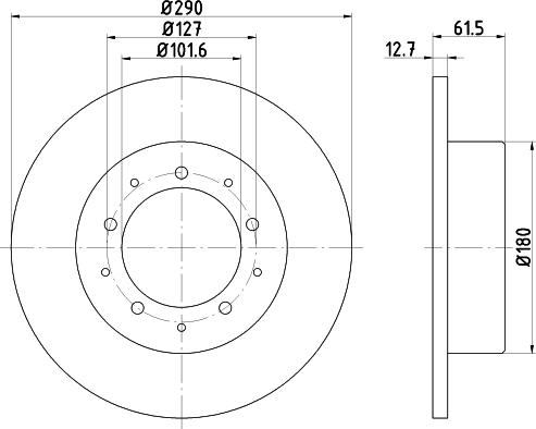 Mintex MDC468 - Kočioni disk www.molydon.hr