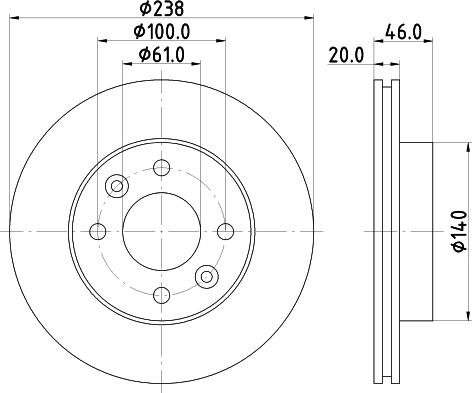 Mintex MDC403 - Kočioni disk www.molydon.hr