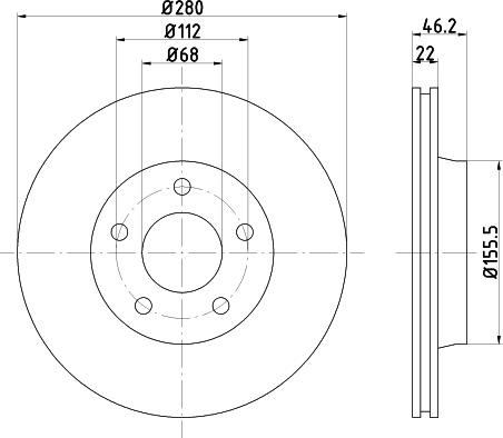 Mintex MDC414 - Kočioni disk www.molydon.hr