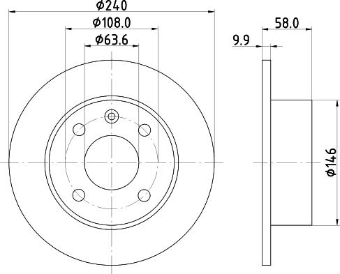 Mintex MDC411 - Kočioni disk www.molydon.hr