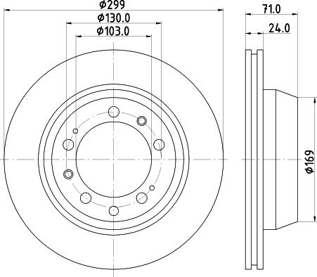 Mintex MDC481 - Kočioni disk www.molydon.hr