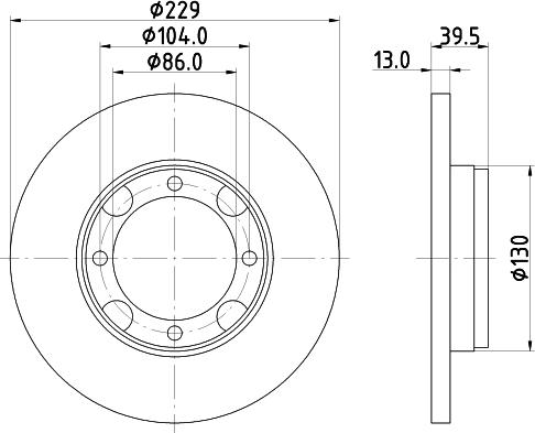 Mintex MDC420 - Kočioni disk www.molydon.hr