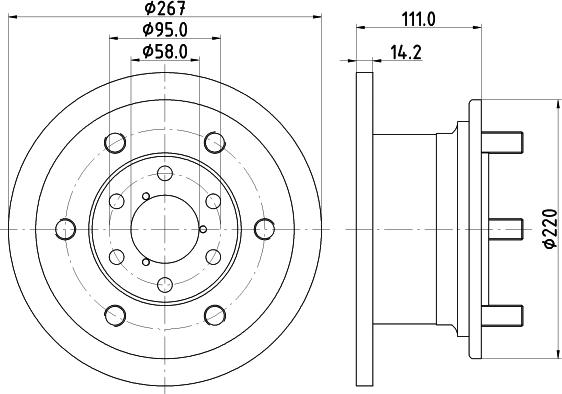 Mintex MDC518 - Kočioni disk www.molydon.hr