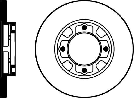 Mintex MDC581 - Kočioni disk www.molydon.hr