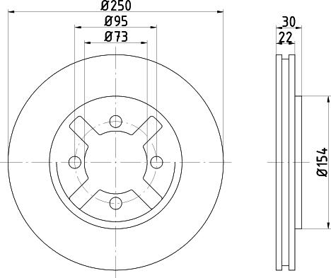 Mintex MDC690 - Kočioni disk www.molydon.hr