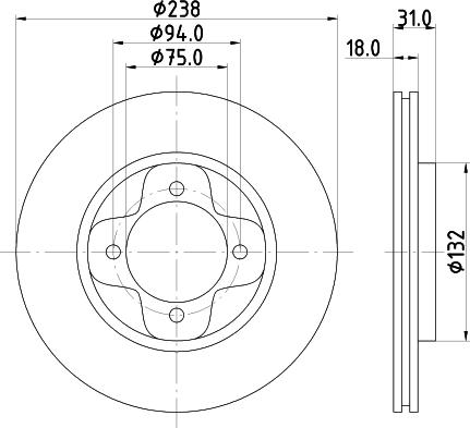 Mintex MDC656 - Kočioni disk www.molydon.hr